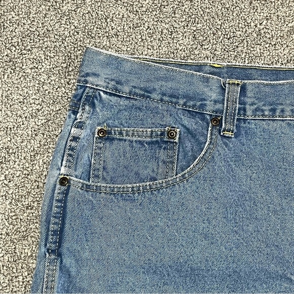 Red Head Denim Jeans Mens Size 44X29 Blue Cotton Straight Leg Workwear - Picture 3 of 11